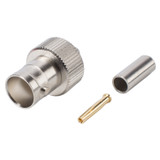 HICON BNC 0.4/2.5 75 Ω crimpkontakt hona, rak