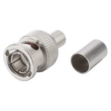 HICON BNC 1.0/4.6 75 Ω crimpkontakt hane, rak