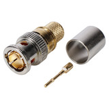 HICON BNC 1.6/7.3 75 Ω crimpkontakt hane, rak