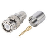 HICON BNC 50 Ω crimpkontakt, rak
