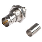 HICON BNC 50 Ω crimpkontakt hona, rak