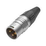 HICON XLR 3-pol hankontakt PRO+, kabel, nickel