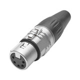 HICON XLR 5-pol honkontakt BASIC, kabel, nickel
