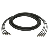 SC-Multicore Mercator 4 (4× CAT.7) nätverksmultikabel, 4× HIROSE RJ45