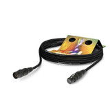 SC-Binary 234 DMX512-kabel (2×0,34 mm²), HICON PRO+ XLR 5-pol med kodring, hona → hane (DMX512)