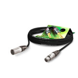 SC-Binary 434 PUR DMX512-kabel (4×0,34 mm²), NEUTRIK XLR 5-pol, hona → hane (DMX512)
