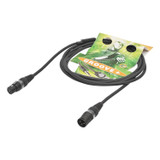 SC-Stage 22 Highflex mikrofonkabel (2×0,22 mm²), HICON XLR 3-pol, guldpläterad, hona → hane [SGCFS], färdig