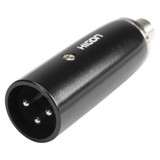 HICON adapter XLR 3-pol hane → RCA (cinch) hona