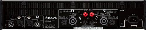 Yamaha PX3 baksida/anslutningspanel
