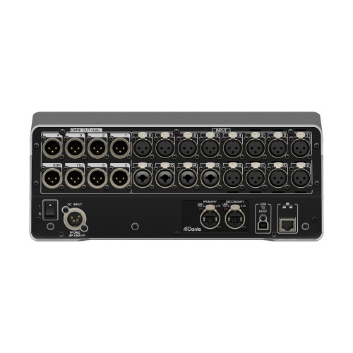 Yamaha DM3 baksida/anslutningspanel