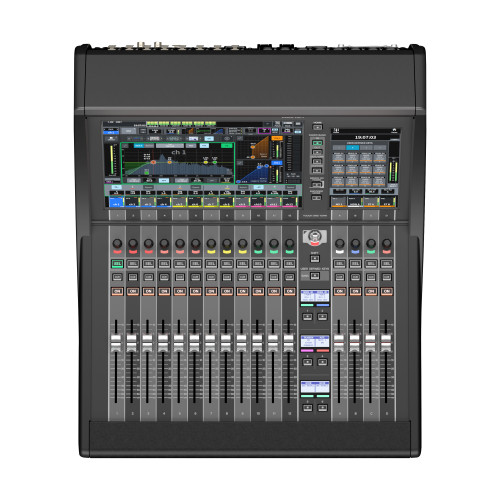 DM7C, Digital mixing console, 72 inputs, 48 MIX, 12 Matrix, 2 Stereo. Dante 144 ch I/O. 16 faders.