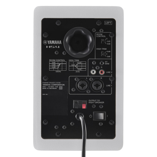 Yamaha HS4W baksida/anslutningspanel