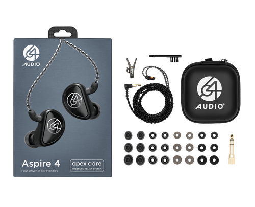 64 Audio Aspire 4, universal IEM-lur