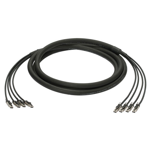SC-Network cable Multicore, 4x Mercator CAT.7, 10,00m