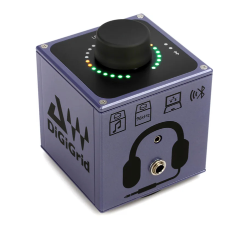 DiGiGrid Q - Headphone Amplifier with AES / CAT 5 / RCA / Bluetooth Inputs