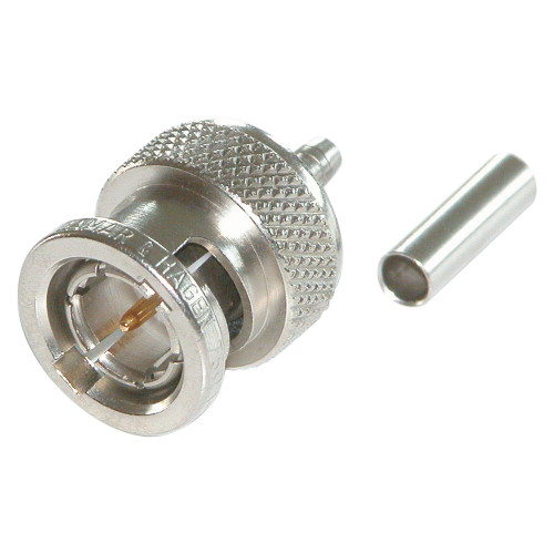 DAMAR & HAGEN BNC 75 Ω crimpkontakt, rak