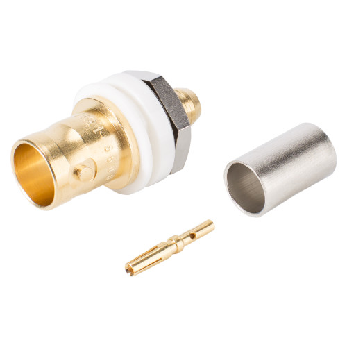 HICON BNC 0.6/3.7 75 Ω crimpkontakt hona, rak