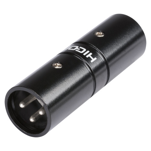 HICON XLR-adapter, XLR m > XLR m 3-pol