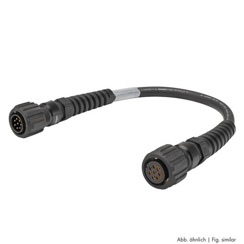 SC-Elephant högtalarsystem 8×4,0 mm², HICON LK 8-pol m. låsmutter (färdig)