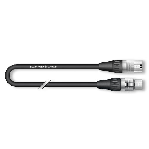 SC-Micro-Stage mikrofonkabel (2×0,14 mm²), HICON XLR 3-pol BASIC, hona → hane [MRHV], färdig