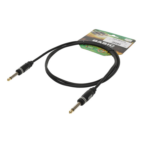 HICON BASIC patchkabel, jack 6,3 mm → jack 6,3 mm, färdig