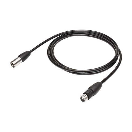SC-Aqua Marinex DMX-kabel (4×0,22 mm², marin), NEUTRIK XLR 5-pol (UL50E, vattentät), hona → hane (DMX), färdig
