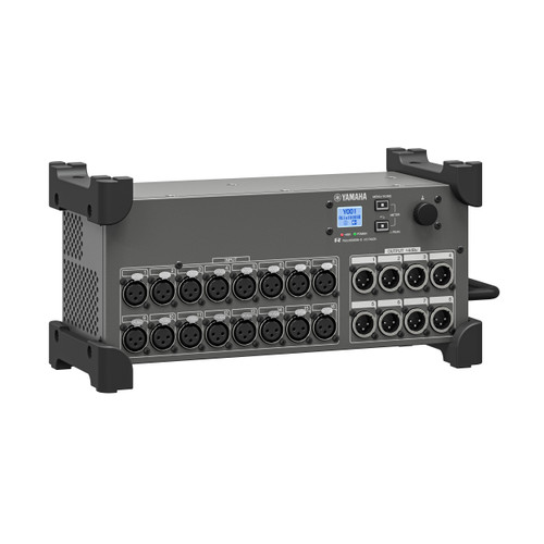 RUio1608SB-D, Stagebox-type I/O unit, 16 in / 8 out. Dante, 96 kHz.