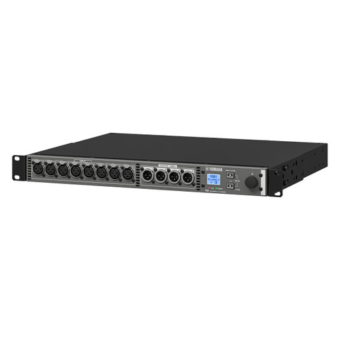 RUio0804-D, 1U I/O rack unit, 8 in / 4 out. Dante, 96 kHz.