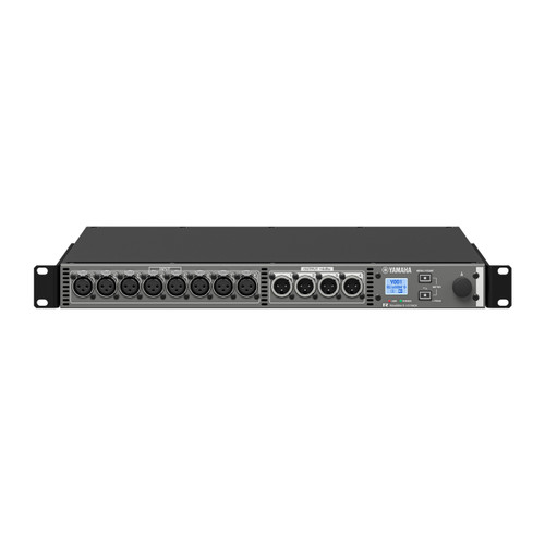 RUio0804-D, 1U I/O rack unit, 8 in / 4 out. Dante, 96 kHz.