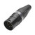HICON XLR 5-pol hankontakt BASIC, kabel, guld
