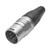 HICON XLR 5-pol hankontakt BASIC, kabel, nickel