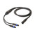 SC-Elephant högtalar-fan-out 8 x 4,0 mm², speakON 8-pol, hane → speakON 4-pol, hona [GL5R-840B]