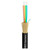 SC-Octopus-G fiberkabel 4×9/125 µm OS2, PUR-FRNC, 1000 m