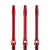 Aluminum Shafts - Med Red