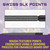 Swiss SLK Steel Points - Black 30mm