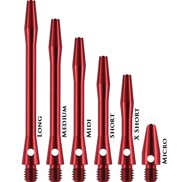 Aluminum Shafts - Micro Red