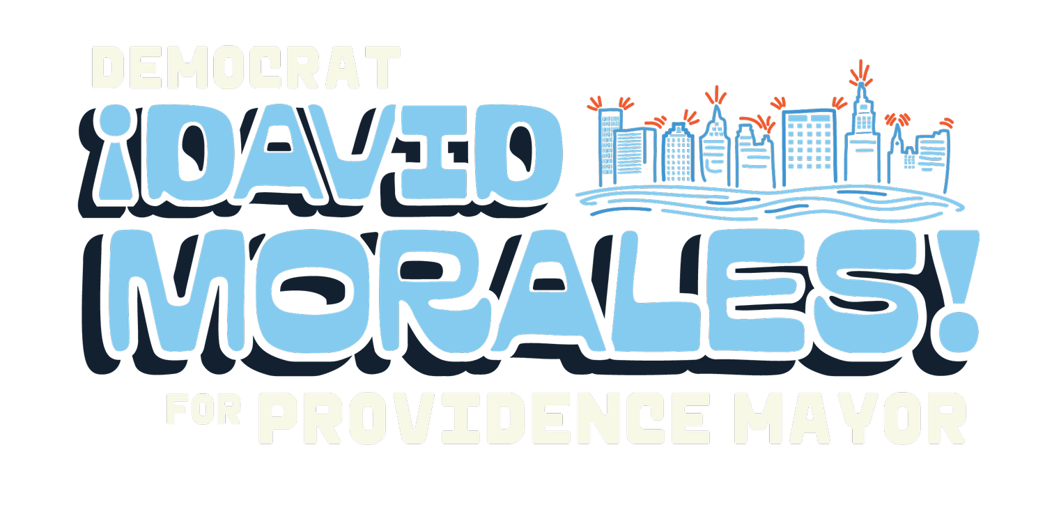 David Morales for Providence Mayor Webstore
