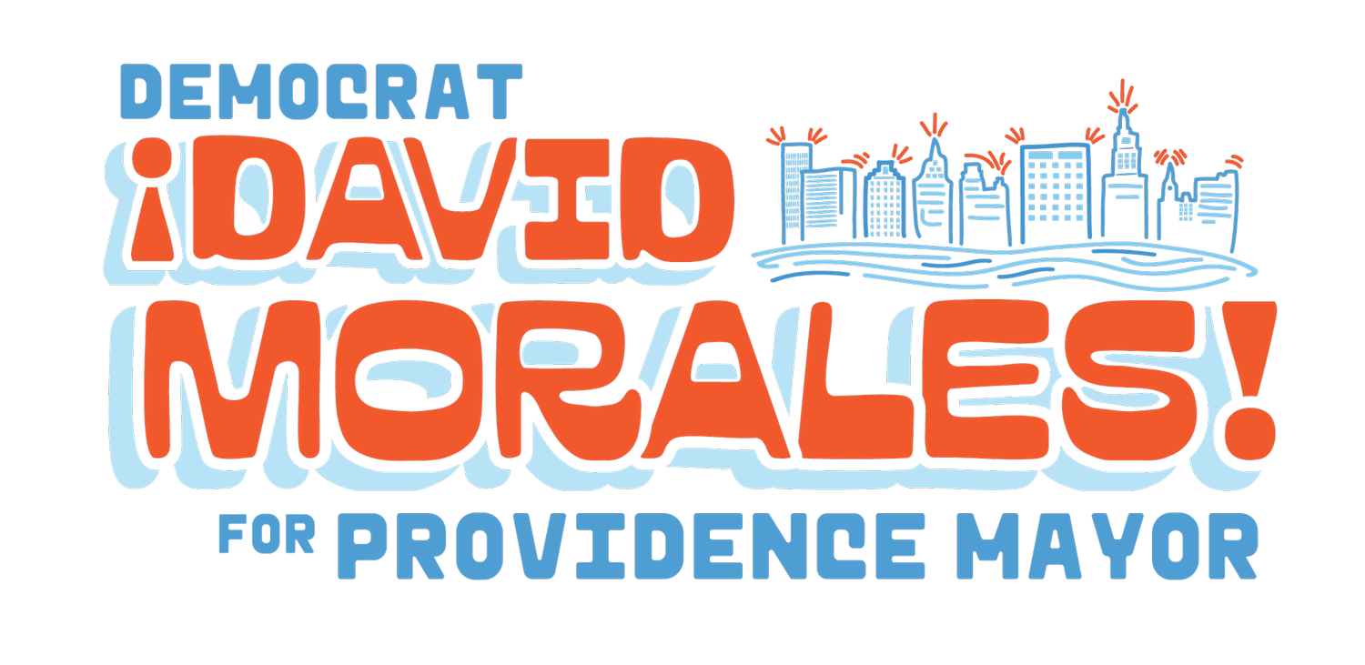 David Morales for Providence Mayor Webstore