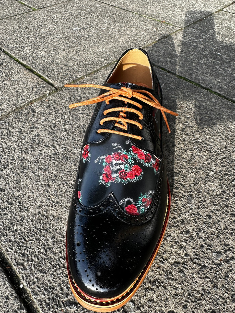 Justin Reece Black Skull Shoe Graham McGrath