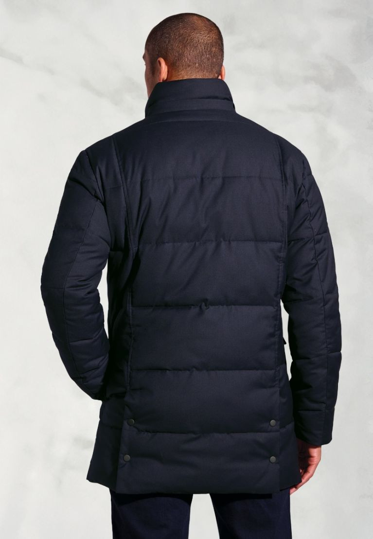Brook Taverner - Swanson Navy Water Repellent Padded Parka