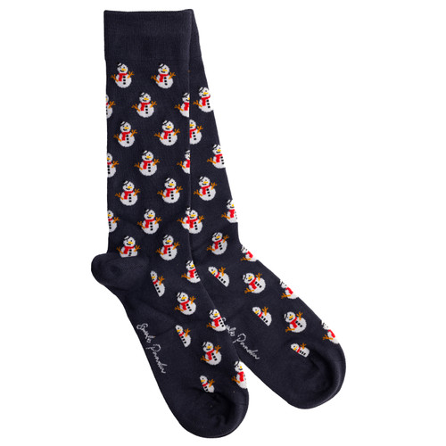Swole Panda - Snowman Bamboo Socks