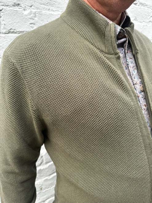 Douglas & Grahame - Khaki Cardigan