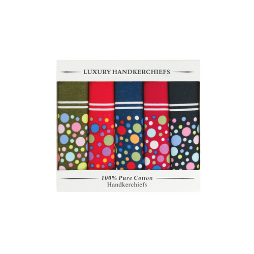 Taggs - Pack of Five Multi Spot Cotton Hanks