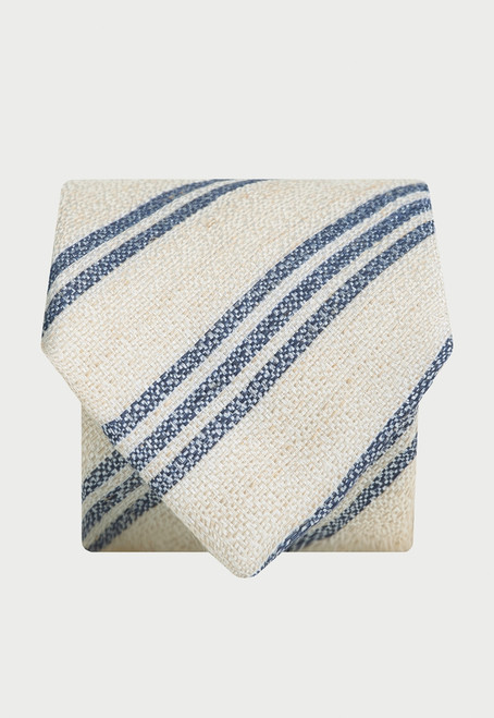 Brook Taverner - Champagne Textured Stripe Tie