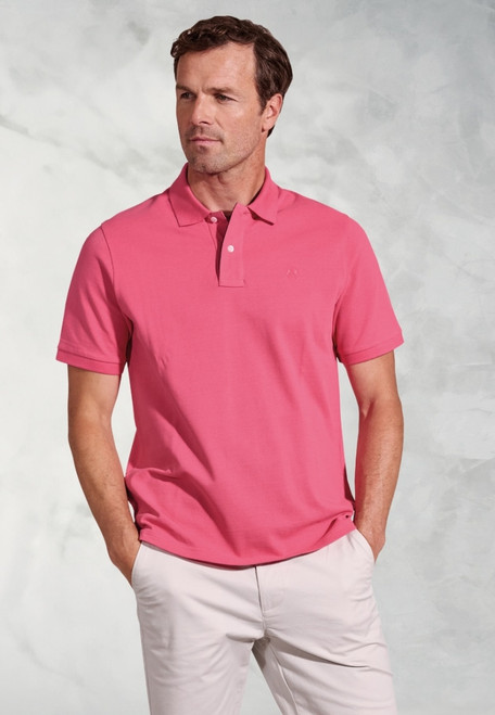 Brook Taverner - Firth Rose Pure Cotton Pique Polo Shirt