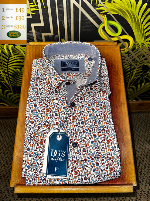 Douglas & Grahame - Orange Floral Shirt