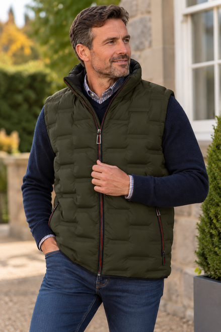 Redpoint Quilted Gilet – Olive