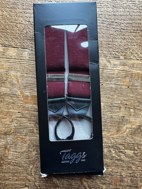 Taggs - Button Braces - Wine