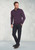 Brook Taverner - Watson Plum Zip Neck Lambswool Jumper