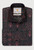 Brook Taverner - Tailored Fit Burgundy Ornate Paisley Print Cotton Shirt